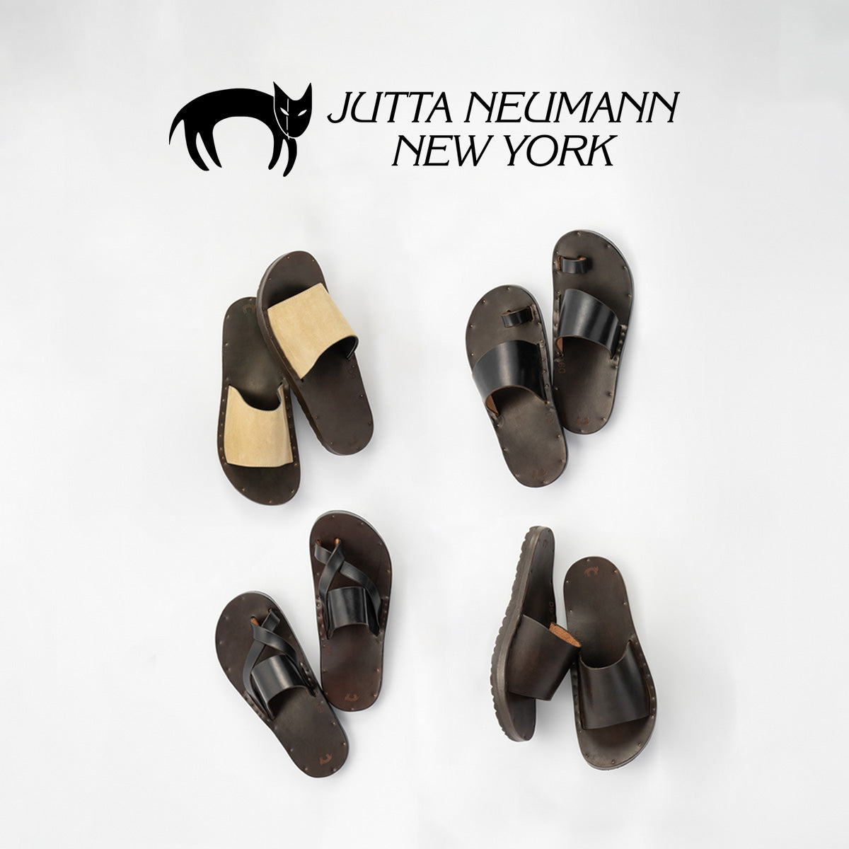 美品 JUTTA NEUMANN ユッタニューマン D8 布袋付　サンダル ユッタニューマン JUTTA NEUMANN ALICE アリス レザーサンダル