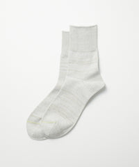 ORGANIC COTTON & RECYCLE POLYESTER MINI CREW SOCKS