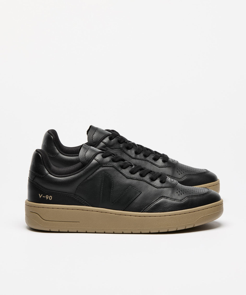 VEJA スニーカー　24㎝ ブラック　レザー V-ROCK V-10 LEATHER PURE BLACK CLAY | VEJA