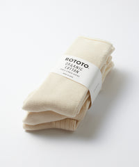 ORGANIC DAILY 3 PACK CREW SOCKS